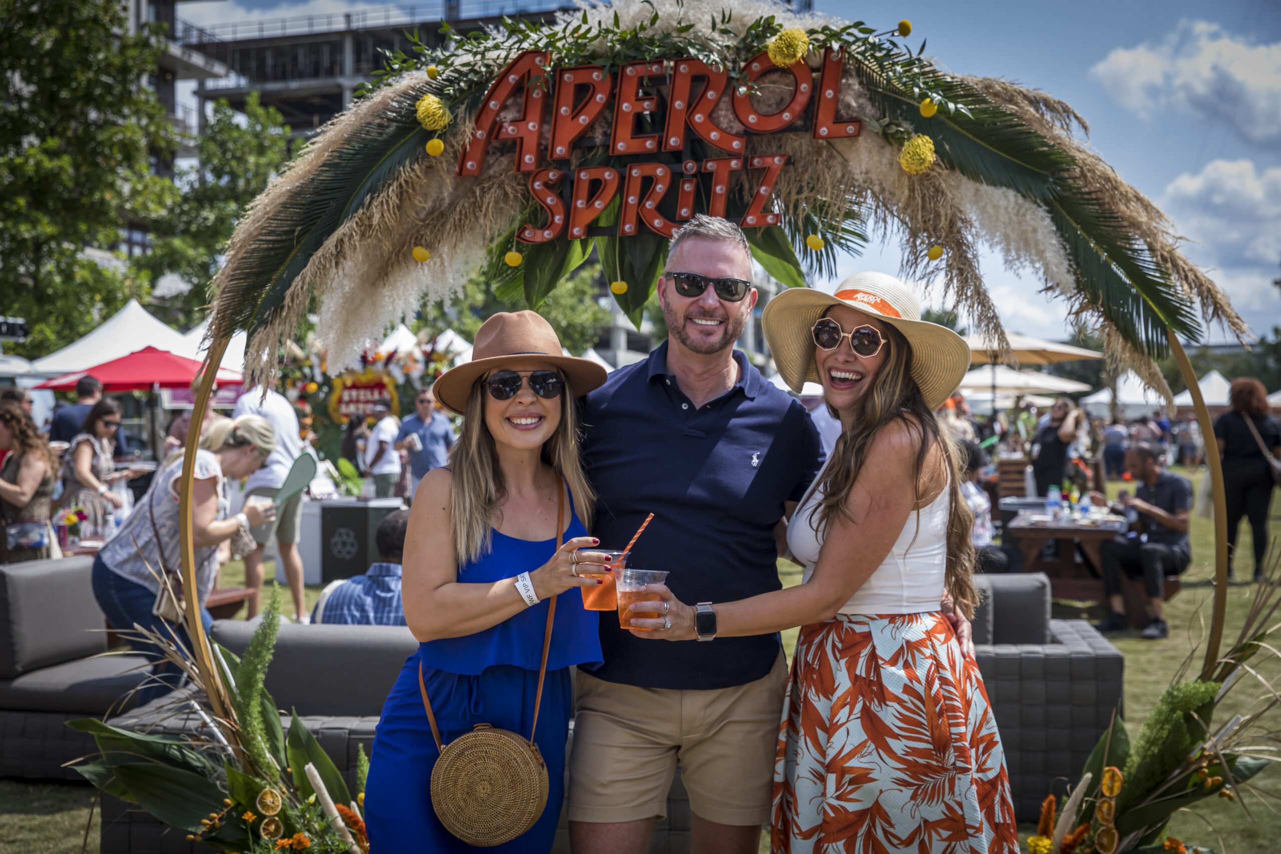 aperol spritz tasting tent at AFWF 2021