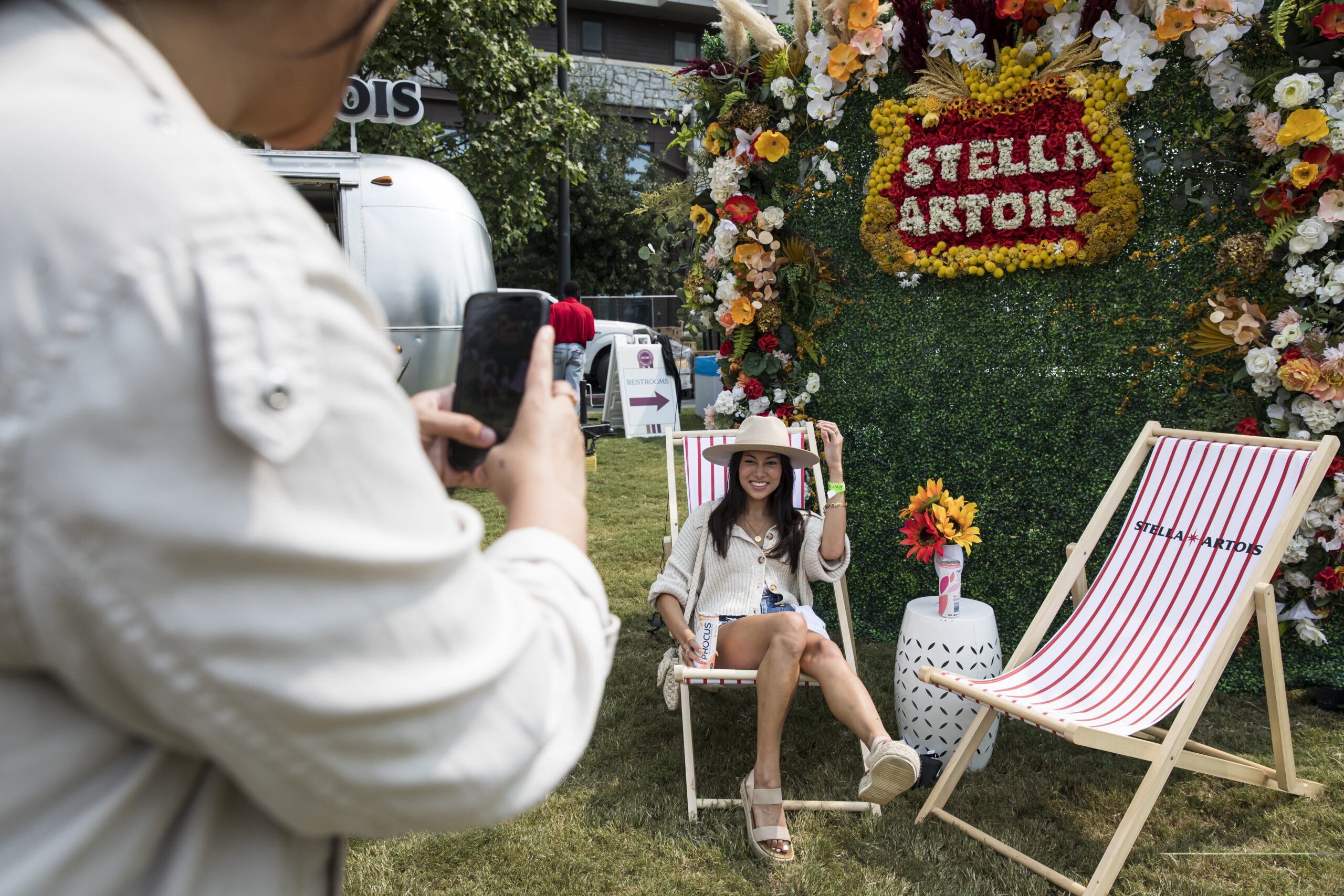 stella artois stand at a21 event