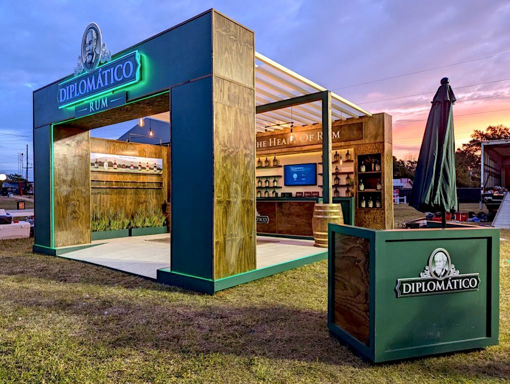 diplomatico rum bar 3d concept