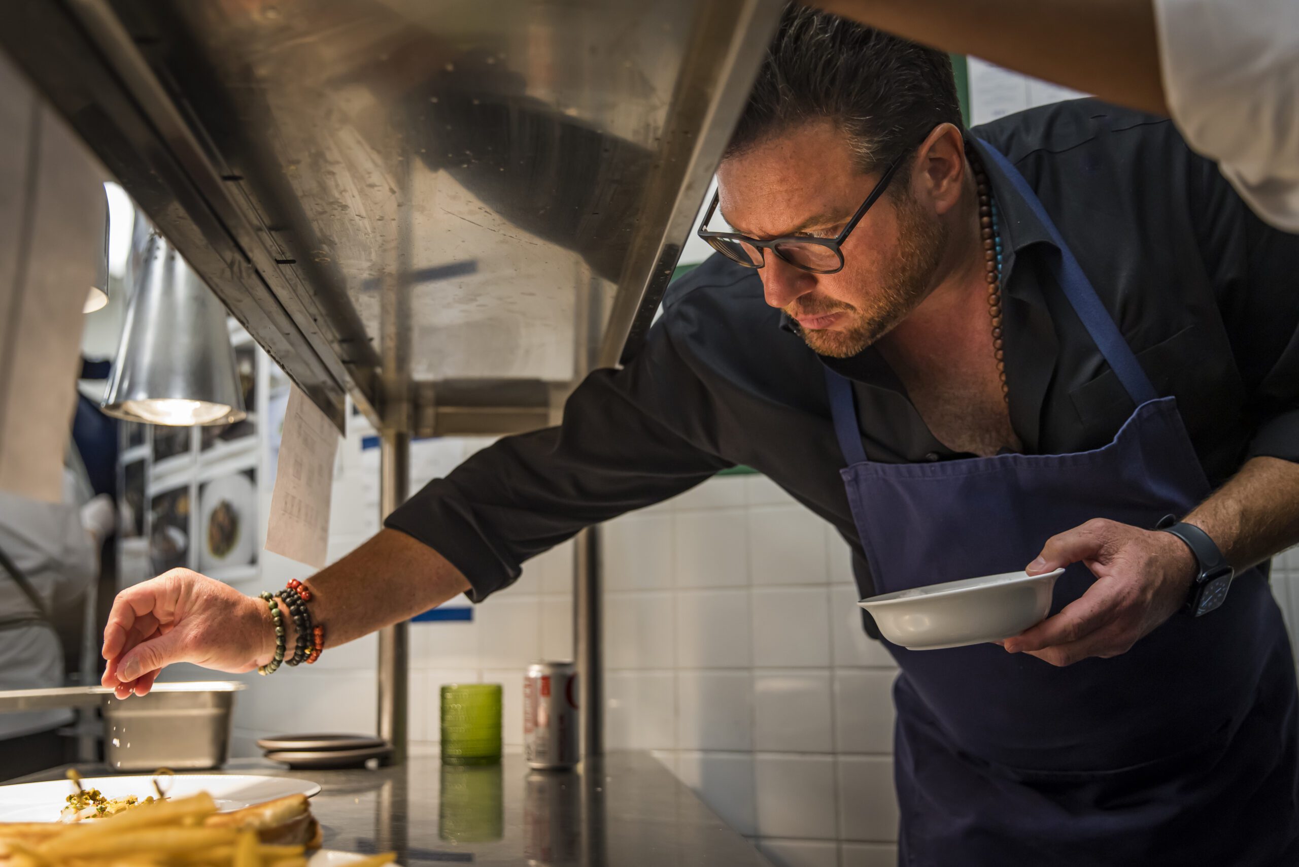chef cooking at afwf 2022 event